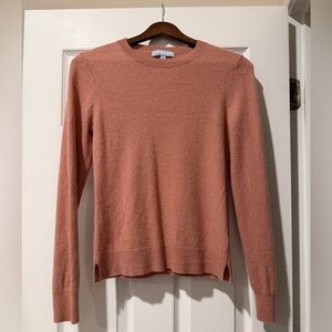 ANTONIO MELANI Dusty Rose Crewneck Sweater 100% Cashmere